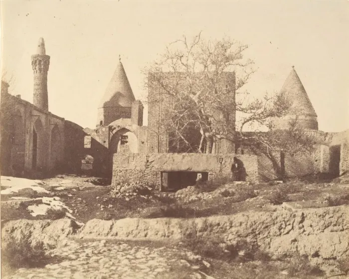 Framed Print : [Tomb of Bayazid, BISTAM], 1840s-60s. Creator: Possibly by Luigi Pesce