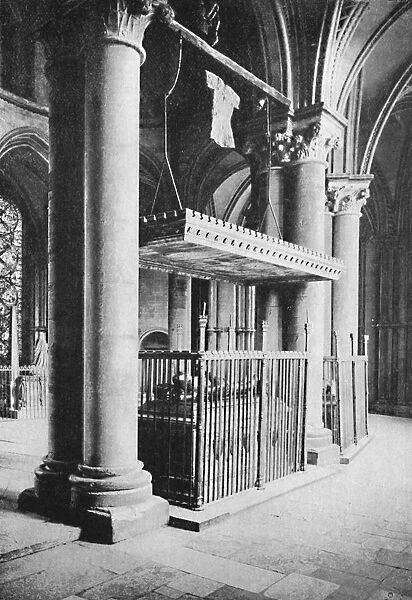 Tomb of the Black Prince, Canterbury Cathedral, 1903. Artist: Carl Norman