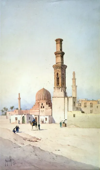 Framed Print : Tomb of the Califes, Cairo, c1907. Artist: David Roberts Framed Print : Tomb of the Califes, Cairo, c1907. Artist: David Roberts