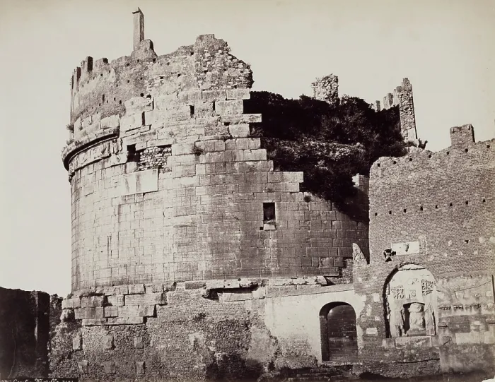 Framed Print : Tomb of Cecilia Metella, Rome, c1860. Creators: Gioacchino Altobelli, Pompeo Molins, Altobelli & Molins Framed Print : Tomb of Cecilia Metella, Rome, c1860. Creators: Gioacchino Altobelli, Pompeo Molins, Altobelli & Molins