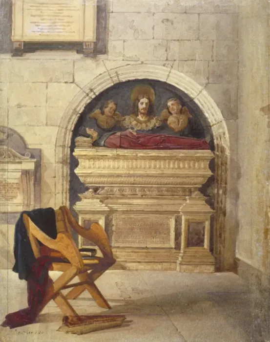 Framed Print : Tomb of Dr John Yonge, Rolls Chapel, Chancery Lane, London, 1880. Artist: John Crowther Framed Print : Tomb of Dr John Yonge, Rolls Chapel, Chancery Lane, London, 1880. Artist: John Crowther