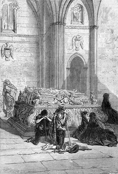 Tomb of Ferdinand and Isabella in the Cathedral, Granada;An Autumn Tour in Andalusia, 1875. Creator: Gustave Doré