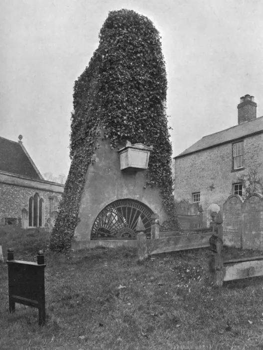 Framed Print : A tomb above ground, Pinner Churchyard, London, 1924-1926. Artist: Valentine & Sons Ltd