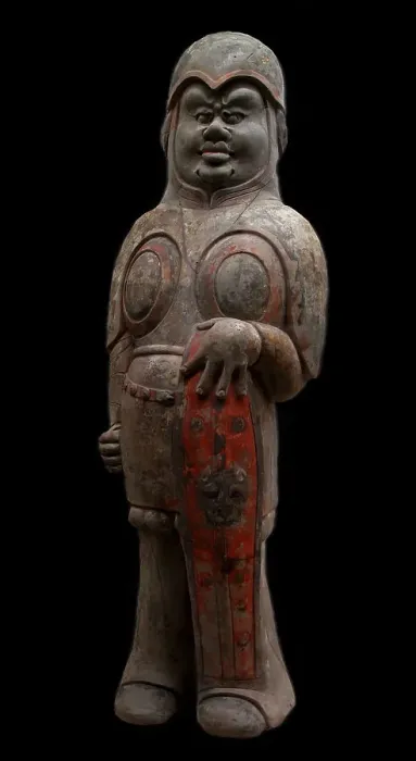 Framed Print : Tomb Guardian. Tomb of Lou Rui, 570. Creator: Chinese Master Framed Print : Tomb Guardian. Tomb of Lou Rui, 570. Creator: Chinese Master