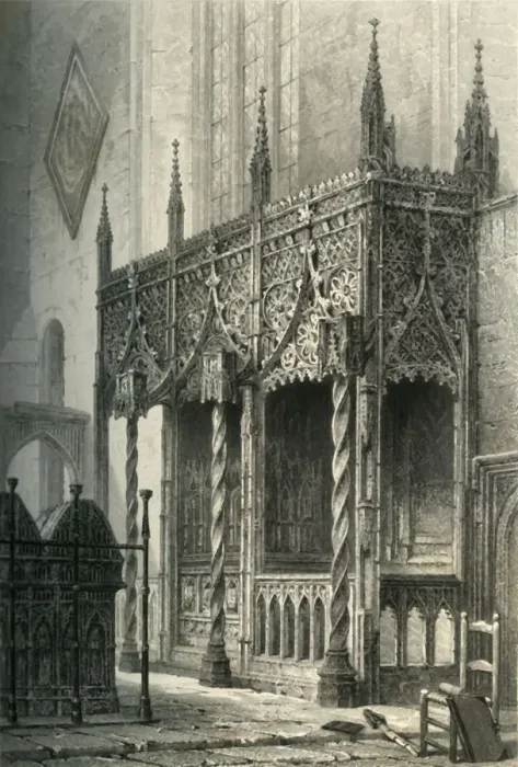Framed Print : The Tomb of the Howards. - Arundel Church, c1870 Framed Print : The Tomb of the Howards. - Arundel Church, c1870