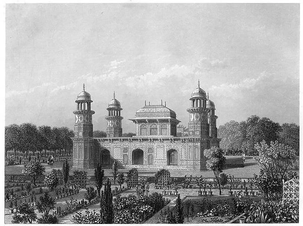 The tomb of Itimad-Ud-Daula, Agra, India, c1860