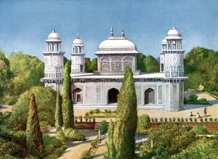 Framed Print : The Tomb of Itmad-ud-Dowlah, Agra, India, early 20th century Framed Print : The Tomb of Itmad-ud-Dowlah, Agra, India, early 20th century