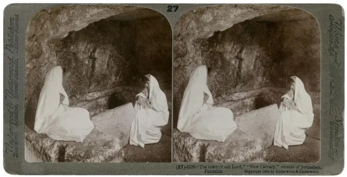 Framed Print : The tomb of Jesus, outside Jerusalem, Palestine, 1904. Artist: Underwood & Underwood Framed Print : The tomb of Jesus, outside Jerusalem, Palestine, 1904. Artist: Underwood & Underwood
