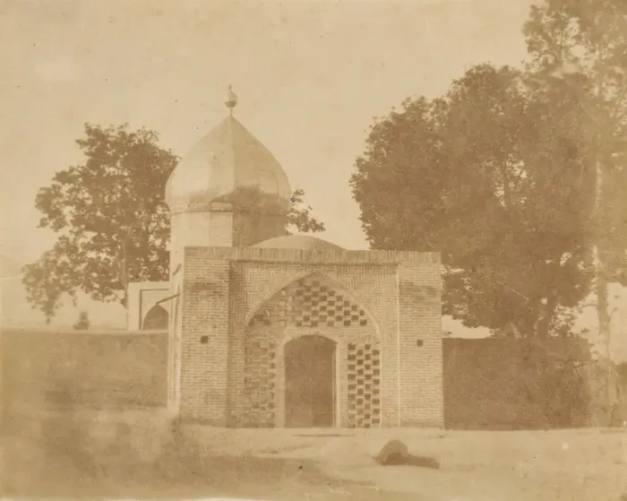 Framed Print : Tomb of the Khan of Khiva at Teheran, 1859. Creator: Luigi Pesce Framed Print : Tomb of the Khan of Khiva at Teheran, 1859. Creator: Luigi Pesce