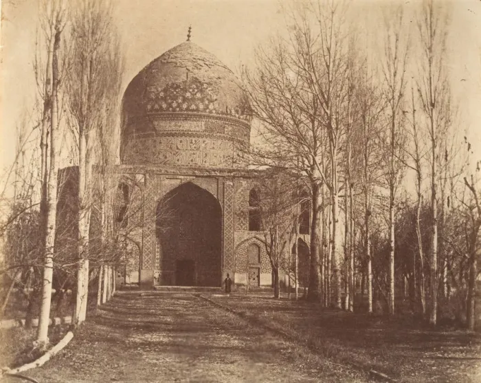 Framed Print : [Tomb of Kogin Baba], 1840s-60s. Creator: Possibly by Luigi Pesce