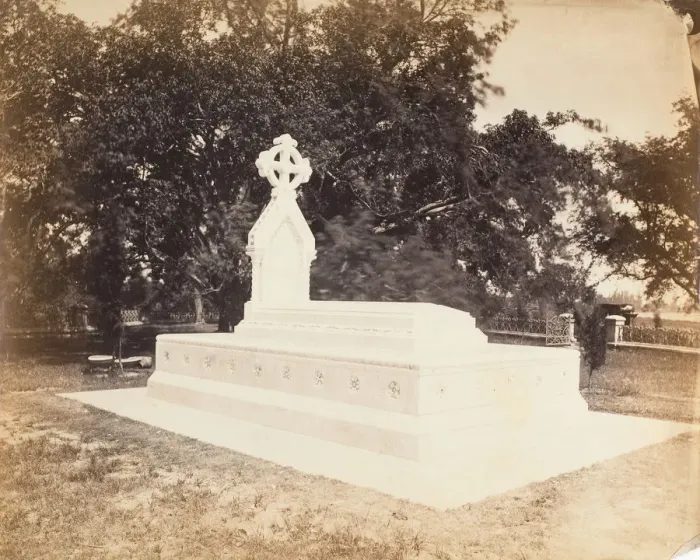 Framed Print : Tomb of Lady Charlotte Canning, Barrackpur, 1858-61. Creator: Unknown