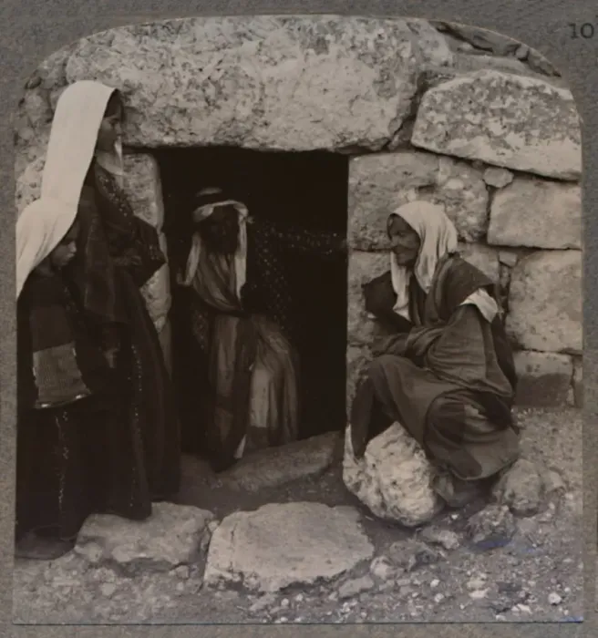 Framed Print : The Tomb of Lazarus, Bethany, c1900 Framed Print : The Tomb of Lazarus, Bethany, c1900