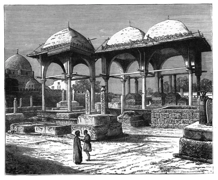 Framed Print : The tomb of the Mamelukes, c1890 Framed Print : The tomb of the Mamelukes, c1890