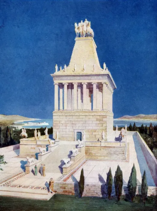 Framed Print : Tomb of Mausolus at Halicarnassus, 1933-1934 Framed Print : Tomb of Mausolus at Halicarnassus, 1933-1934