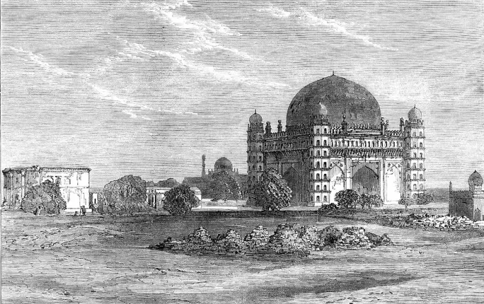 Framed Print : Tomb of Mohammed Adil Chah, Beejapoor, India, 1871. Creator: Unknown Framed Print : Tomb of Mohammed Adil Chah, Beejapoor, India, 1871. Creator: Unknown