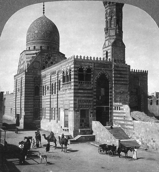 Tomb Mosque of Sultan Kait Bey, Cairo, Egypt, 1905. Artist: Underwood & Underwood