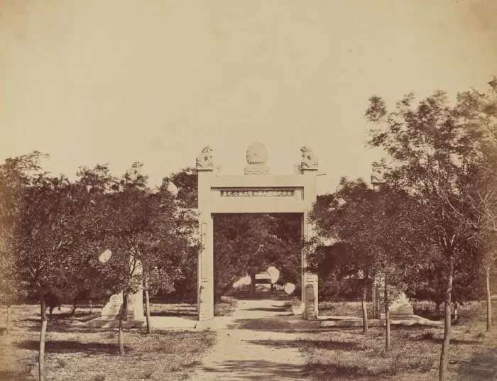 Framed Print : Tomb Near Palichian, the Scene of the Commencement of the Attack on September 21, 1860 Framed Print : Tomb Near Palichian, the Scene of the Commencement of the Attack on September 21, 1860