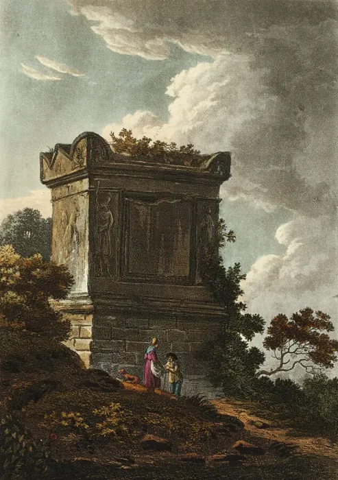 Framed Print : Tomb of Nero, plate 7 from the Ruins of Rome, published December 6, 1796