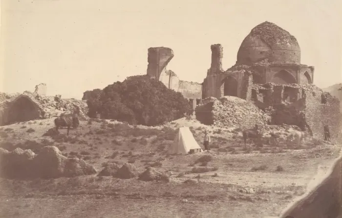 Framed Print : [Tomb of Oljaetu, 1305-1313. ], 1840s-60s. Creator: Possibly by Luigi Pesce