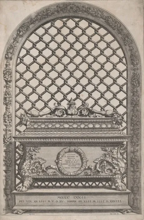 Framed Print : The Tomb of Pietro and Giovanni de Medici from The Tombs of the Medici, 1570 Framed Print : The Tomb of Pietro and Giovanni de Medici from The Tombs of the Medici, 1570