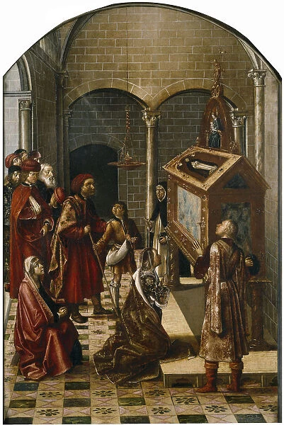 The Tomb of Saint Peter Martyr, 1493-1499. Artist: Berruguete, Pedro (1450-1503)