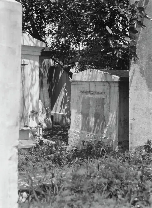Framed Print : Tomb in St. Louis Cemetery, New Orleans, between 1920 and 1926. Creator: Arnold Genthe Framed Print : Tomb in St. Louis Cemetery, New Orleans, between 1920 and 1926. Creator: Arnold Genthe
