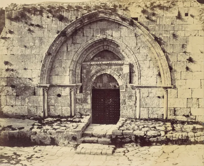 Framed Print : Tomb of the Virgin, Jerusalem, 1860s. Creator: John Anthony Framed Print : Tomb of the Virgin, Jerusalem, 1860s. Creator: John Anthony
