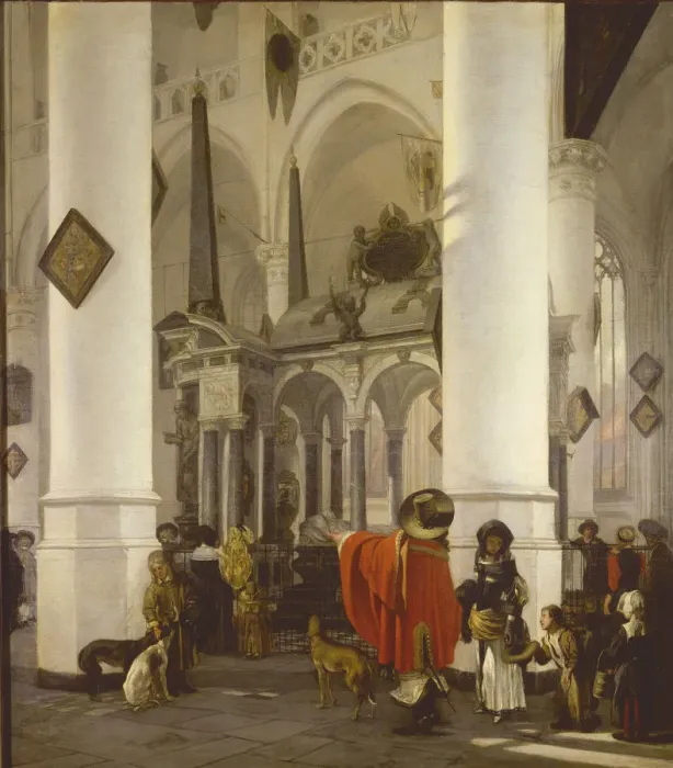 Framed Print : The Tomb of William the Silent in the Nieuwe Kerk in Delft, 1656 Framed Print : The Tomb of William the Silent in the Nieuwe Kerk in Delft, 1656