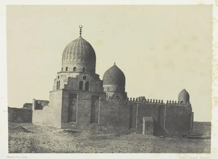 Framed Print : Tombeau de Sultans Mamelouks, Le Kaire, 1849 / 51, printed 1852. Creator: Maxime du Camp Framed Print : Tombeau de Sultans Mamelouks, Le Kaire, 1849 / 51, printed 1852. Creator: Maxime du Camp