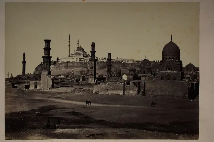 Framed Print : Tombs In Southern Cemetary, Cairo, Printed 1879. Creator: Francis Frith Framed Print : Tombs In Southern Cemetary, Cairo, Printed 1879. Creator: Francis Frith