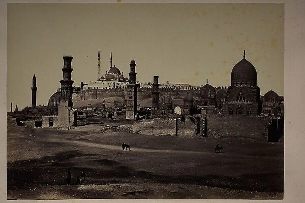 Tombs In Southern Cemetary, Cairo, Printed 1879. Creator: Francis Frith