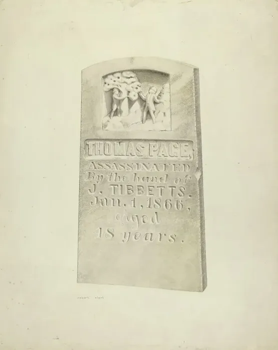 Framed Print : Tombstone, c. 1939. Creator: Robert Clark Framed Print : Tombstone, c. 1939. Creator: Robert Clark