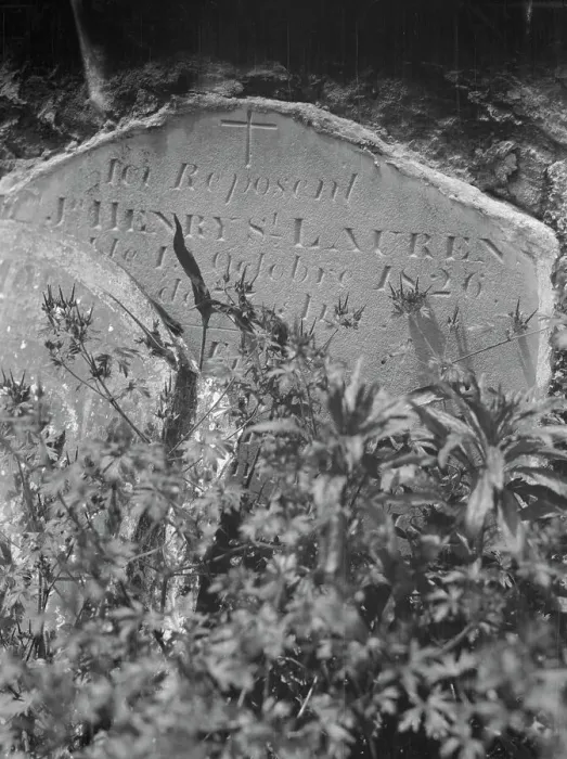 Framed Print : Tombstone in St. Louis Cemetery, New Orleans, between 1920 and 1926. Creator: Arnold Genthe Framed Print : Tombstone in St. Louis Cemetery, New Orleans, between 1920 and 1926. Creator: Arnold Genthe