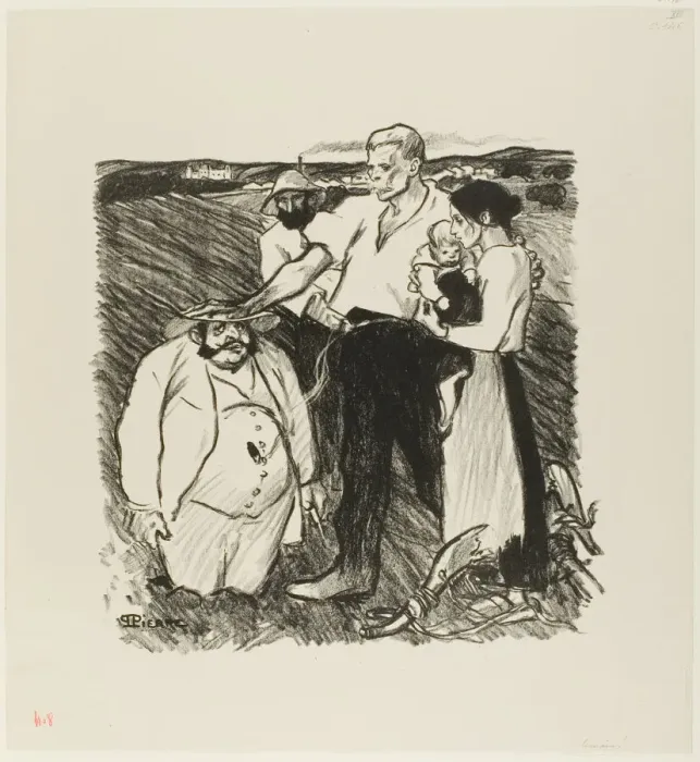Framed Print : Tommorrow!, 1894. Creator: Theophile Alexandre Steinlen