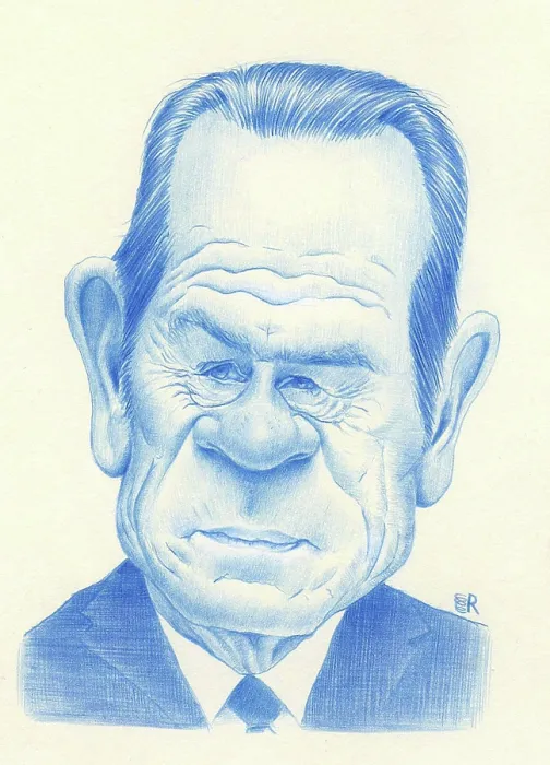 Framed Print : Tommy Lee Jones. Creator: Dan Springer Framed Print : Tommy Lee Jones. Creator: Dan Springer