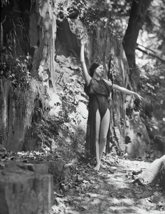 Framed Print : Tonetti, Miss, at Sneding's Landing, 1921 June 7. Creator: Arnold Genthe Framed Print : Tonetti, Miss, at Sneding's Landing, 1921 June 7. Creator: Arnold Genthe