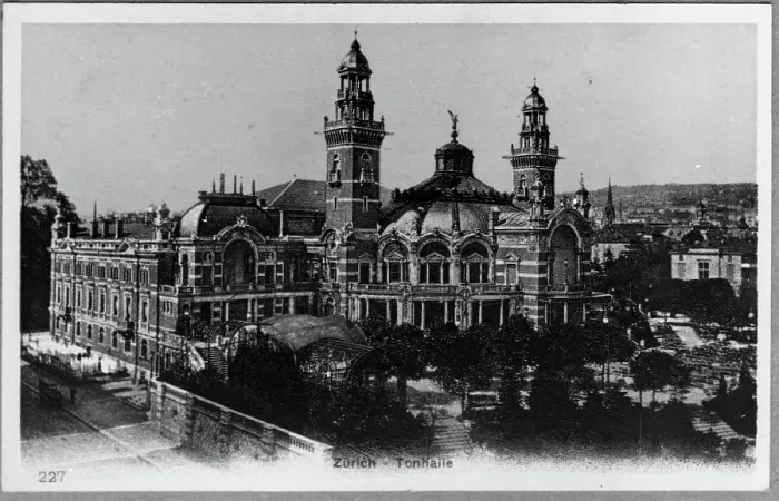 Framed Print : Tonhalle exterior Zurich, 1900. Creator: Unknown Framed Print : Tonhalle exterior Zurich, 1900. Creator: Unknown