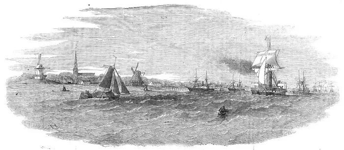 Framed Print : Tonning, on the Eyder, 1854. Creator: Unknown Framed Print : Tonning, on the Eyder, 1854. Creator: Unknown