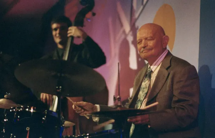 Framed Print : Tony de Nicola, Nairn International Jazz Festival, Scotland, 2004. Creator: Brian Foskett Framed Print : Tony de Nicola, Nairn International Jazz Festival, Scotland, 2004. Creator: Brian Foskett
