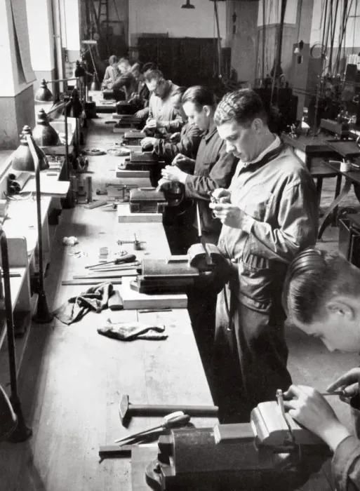 Framed Print : Tool factory, Germany, 1936 Framed Print : Tool factory, Germany, 1936