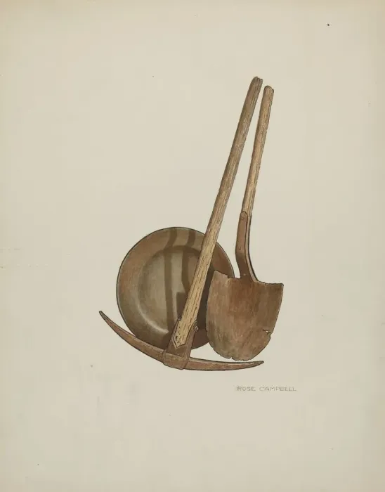 Framed Print : Tools, 1935 / 1942. Creator: Rose Campbell-Gerke Framed Print : Tools, 1935 / 1942. Creator: Rose Campbell-Gerke
