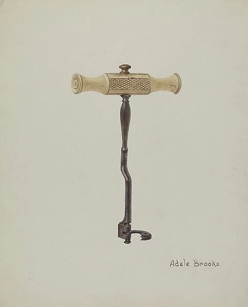Tooth Key (or Tooth Extractor), 1935 / 1942. Creator: Adele Brooks