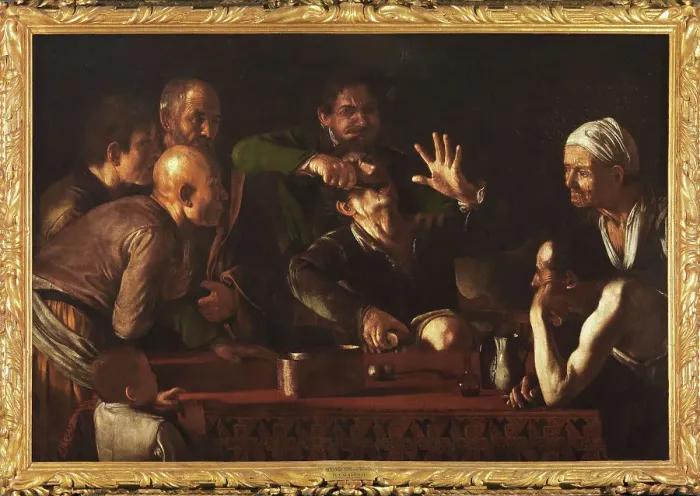 Framed Print : The Tooth Puller, 1608. Creator: Caravaggio, Michelangelo (1571-1610) Framed Print : The Tooth Puller, 1608. Creator: Caravaggio, Michelangelo (1571-1610)