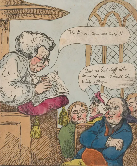 Framed Print : The Topers Mistake, July 20, 1801. July 20, 1801. Creator: Thomas Rowlandson Framed Print : The Topers Mistake, July 20, 1801. July 20, 1801. Creator: Thomas Rowlandson
