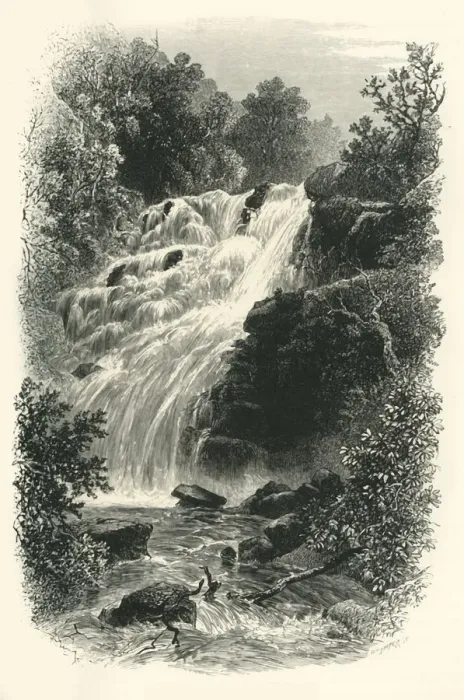 Framed Print : Torc Cascade, Killarney, c1870 Framed Print : Torc Cascade, Killarney, c1870
