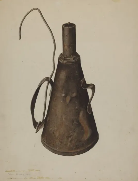 Framed Print : Torch, 1938. Creator: Thomas Dooley