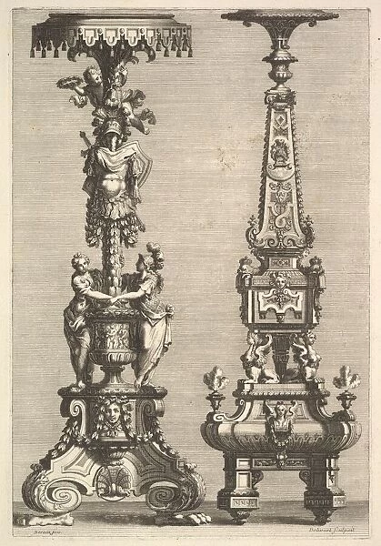 Two Torcheres, 1692. Creator: Juan Dolivar