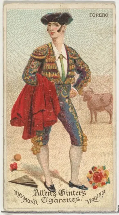 Framed Print : Torero, from Worlds Dudes series (N31) for Allen & Ginter Cigarettes, 1888 Framed Print : Torero, from Worlds Dudes series (N31) for Allen & Ginter Cigarettes, 1888