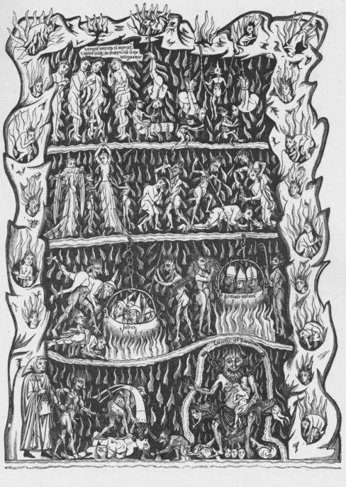 Framed Print : Torments of Hell, c1185 (1906) Framed Print : Torments of Hell, c1185 (1906)