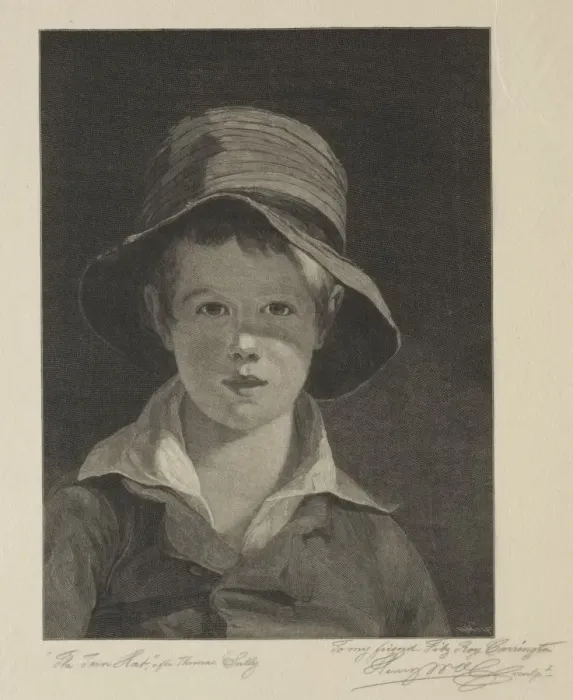Framed Print : The Torn Hat. Creator: Henry Wolf (American, 1852-1916) Framed Print : The Torn Hat. Creator: Henry Wolf (American, 1852-1916)